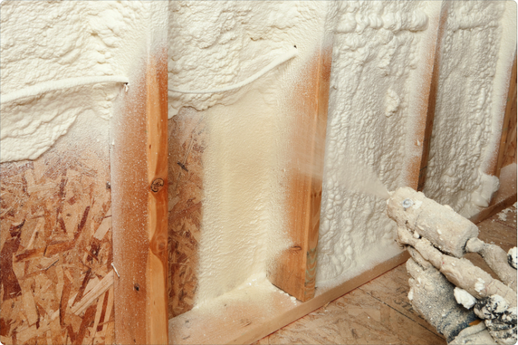 spray foam insulation leads